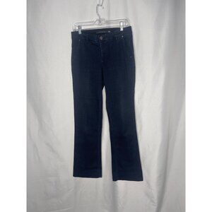 One5One Womens Dark Wash Bootcut Jeans Size 10/30 Goddess Fit Cotton Blend